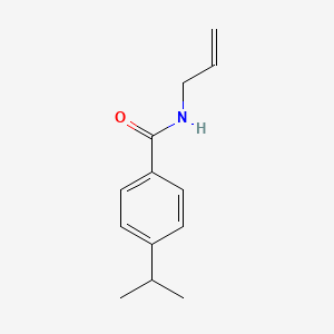 molecular formula C13H17NO B4670105 N-allyl-4-isopropylbenzamide 
