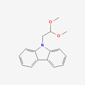 molecular formula C16H17NO2 B4670128 9-(2,2-dimethoxyethyl)-9H-carbazole 