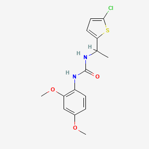 N-[1-(5-chloro-2-thienyl)ethyl]-N'-(2,4-dimethoxyphenyl)urea