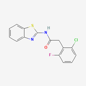 N-1,3-benzothiazol-2-yl-2-(2-chloro-6-fluorophenyl)acetamide