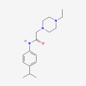 2-(4-ethyl-1-piperazinyl)-N-(4-isopropylphenyl)acetamide