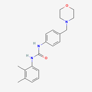 molecular formula C20H25N3O2 B4670384 N-(2,3-dimethylphenyl)-N'-[4-(4-morpholinylmethyl)phenyl]urea 