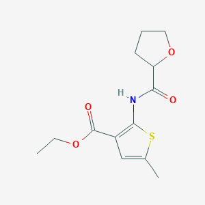 ethyl 5-methyl-2-[(tetrahydro-2-furanylcarbonyl)amino]-3-thiophenecarboxylate