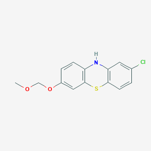 B046705 2-Chloro-7-(methoxymethoxy)-10H-phenothiazine CAS No. 62835-54-5