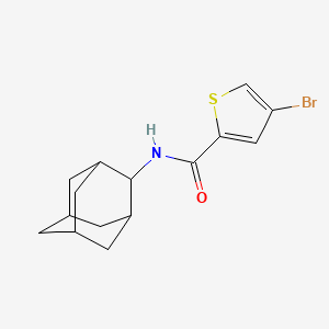 molecular formula C15H18BrNOS B4670550 N-2-adamantyl-4-bromo-2-thiophenecarboxamide 