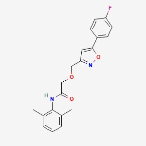 N-(2,6-dimethylphenyl)-2-{[5-(4-fluorophenyl)-3-isoxazolyl]methoxy}acetamide