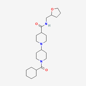 1'-(cyclohexylcarbonyl)-N-(tetrahydro-2-furanylmethyl)-1,4'-bipiperidine-4-carboxamide