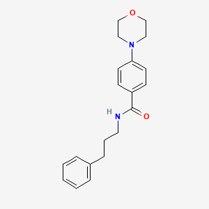 4-(4-morpholinyl)-N-(3-phenylpropyl)benzamide