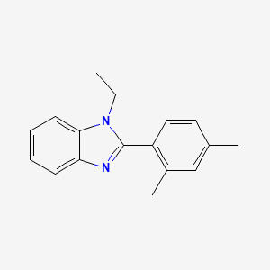 2-(2,4-dimethylphenyl)-1-ethyl-1H-benzimidazole