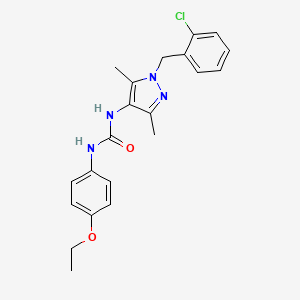 N-[1-(2-chlorobenzyl)-3,5-dimethyl-1H-pyrazol-4-yl]-N'-(4-ethoxyphenyl)urea