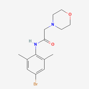 molecular formula C14H19BrN2O2 B4670731 N-(4-bromo-2,6-dimethylphenyl)-2-(4-morpholinyl)acetamide CAS No. 17058-67-2