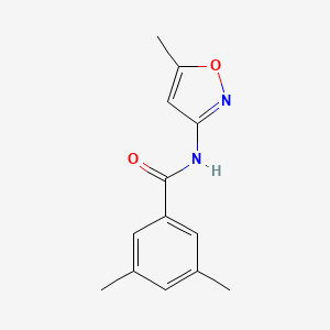 molecular formula C13H14N2O2 B4670909 3,5-dimethyl-N-(5-methyl-3-isoxazolyl)benzamide 