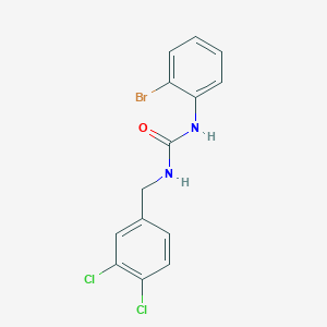 molecular formula C14H11BrCl2N2O B4671122 N-(2-bromophenyl)-N'-(3,4-dichlorobenzyl)urea 