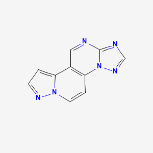 molecular formula C10H6N6 B4671159 pyrazolo[1',5':1,2]pyrido[3,4-e][1,2,4]triazolo[1,5-a]pyrimidine 