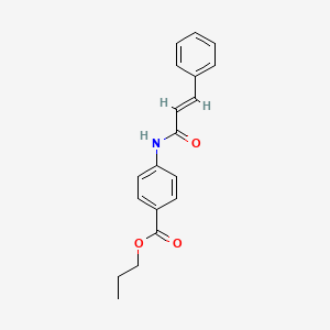 propyl 4-(cinnamoylamino)benzoate