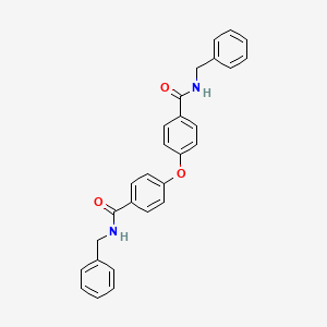 molecular formula C28H24N2O3 B4671225 4,4'-oxybis(N-benzylbenzamide) 