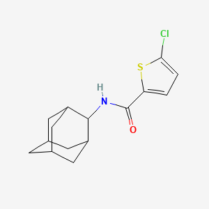 molecular formula C15H18ClNOS B4671402 N-2-adamantyl-5-chloro-2-thiophenecarboxamide 