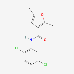 molecular formula C13H11Cl2NO2 B4671624 N-(2,5-dichlorophenyl)-2,5-dimethyl-3-furamide 