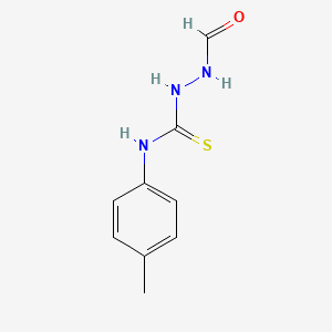 molecular formula C9H11N3OS B4671715 2-formyl-N-(4-methylphenyl)hydrazinecarbothioamide 