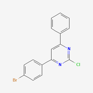 4-(4-bromophenyl)-2-chloro-6-phenylpyrimidine