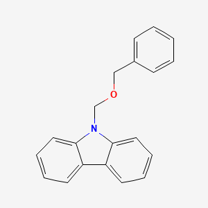 molecular formula C20H17NO B4672232 9-[(benzyloxy)methyl]-9H-carbazole 