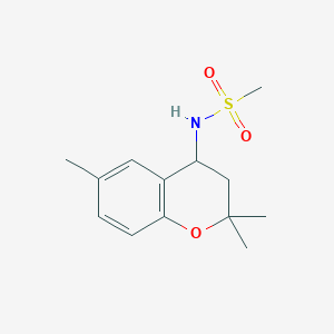 N-(2,2,6-trimethyl-3,4-dihydro-2H-chromen-4-yl)methanesulfonamide
