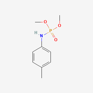 molecular formula C9H14NO3P B4672597 dimethyl (4-methylphenyl)amidophosphate CAS No. 25627-01-4