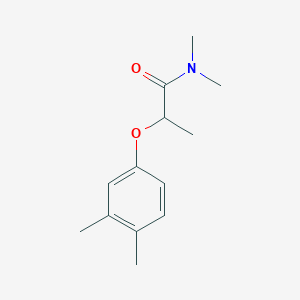 molecular formula C13H19NO2 B4672861 2-(3,4-dimethylphenoxy)-N,N-dimethylpropanamide 