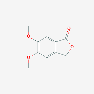 molecular formula C10H10O4 B046730 5,6-Dimethoxyisobenzofuran-1(3H)-one CAS No. 531-88-4