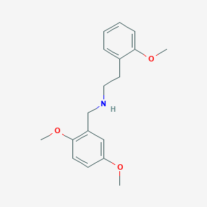 molecular formula C18H23NO3 B4673132 (2,5-dimethoxybenzyl)[2-(2-methoxyphenyl)ethyl]amine 