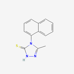 molecular formula C13H11N3S B4673136 5-methyl-4-(1-naphthyl)-4H-1,2,4-triazole-3-thiol CAS No. 667407-75-2
