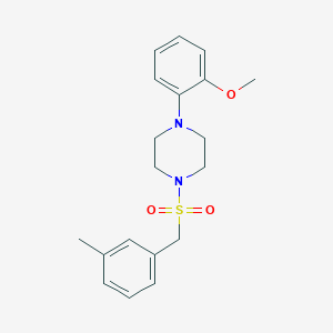 molecular formula C19H24N2O3S B4673742 1-(2-methoxyphenyl)-4-[(3-methylbenzyl)sulfonyl]piperazine 