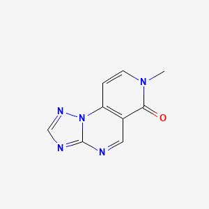 molecular formula C9H7N5O B4673755 7-methylpyrido[3,4-e][1,2,4]triazolo[1,5-a]pyrimidin-6(7H)-one 