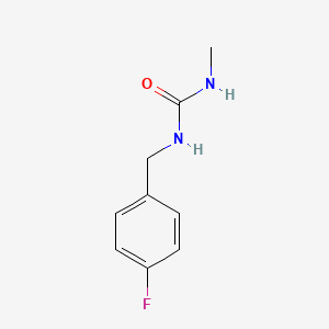 molecular formula C9H11FN2O B4673834 N-(4-fluorobenzyl)-N'-methylurea 