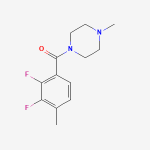 molecular formula C13H16F2N2O B4673931 1-(2,3-difluoro-4-methylbenzoyl)-4-methylpiperazine 