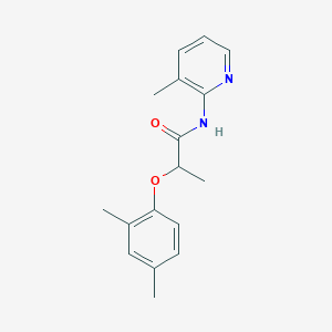 molecular formula C17H20N2O2 B4673974 2-(2,4-dimethylphenoxy)-N-(3-methyl-2-pyridinyl)propanamide 