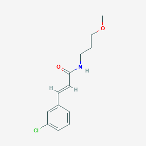 molecular formula C13H16ClNO2 B4674235 3-(3-chlorophenyl)-N-(3-methoxypropyl)acrylamide 