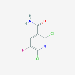 molecular formula C6H3Cl2FN2O B046746 2,6-二氯-5-氟烟酰胺 CAS No. 113237-20-0