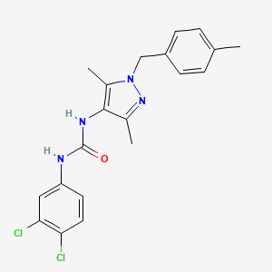 N-(3,4-dichlorophenyl)-N'-[3,5-dimethyl-1-(4-methylbenzyl)-1H-pyrazol-4-yl]urea