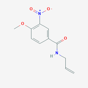 molecular formula C11H12N2O4 B4674675 N-allyl-4-methoxy-3-nitrobenzamide 