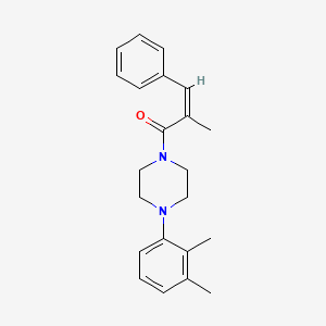 molecular formula C22H26N2O B4674788 1-(2,3-dimethylphenyl)-4-(2-methyl-3-phenylacryloyl)piperazine 