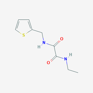 molecular formula C9H12N2O2S B4674908 N-ethyl-N'-(2-thienylmethyl)ethanediamide 