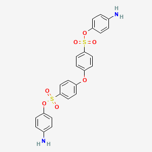molecular formula C24H20N2O7S2 B4674951 bis(4-aminophenyl) 4,4'-oxydibenzenesulfonate 