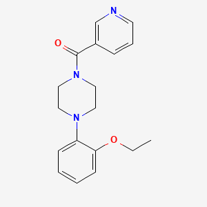 molecular formula C18H21N3O2 B4674988 1-(2-ethoxyphenyl)-4-(3-pyridinylcarbonyl)piperazine CAS No. 124444-76-4