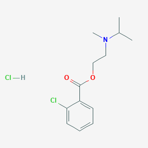 molecular formula C13H19Cl2NO2 B4675022 2-[isopropyl(methyl)amino]ethyl 2-chlorobenzoate hydrochloride 