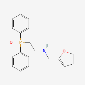 2-(diphenylphosphoryl)-N-(2-furylmethyl)ethanamine