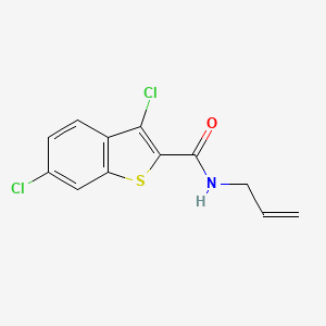 molecular formula C12H9Cl2NOS B4675098 N-allyl-3,6-dichloro-1-benzothiophene-2-carboxamide 