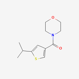 molecular formula C12H17NO2S B4675171 4-[(5-isopropyl-3-thienyl)carbonyl]morpholine 