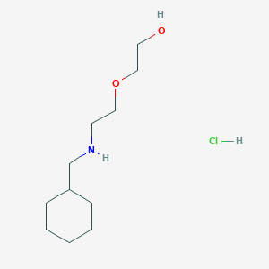 molecular formula C11H24ClNO2 B4675819 2-{2-[(cyclohexylmethyl)amino]ethoxy}ethanol hydrochloride 