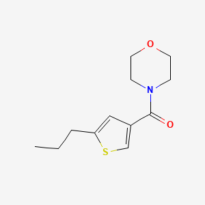 molecular formula C12H17NO2S B4675904 4-[(5-propyl-3-thienyl)carbonyl]morpholine 